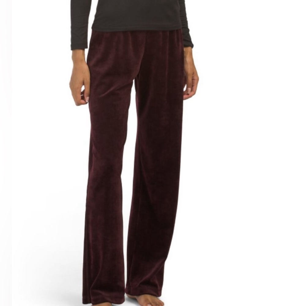 Snow skin Merlot, Valore pants made of the USA size extra small NWT